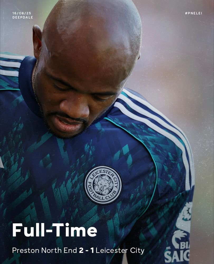 LCFC Instagram final score graphic.