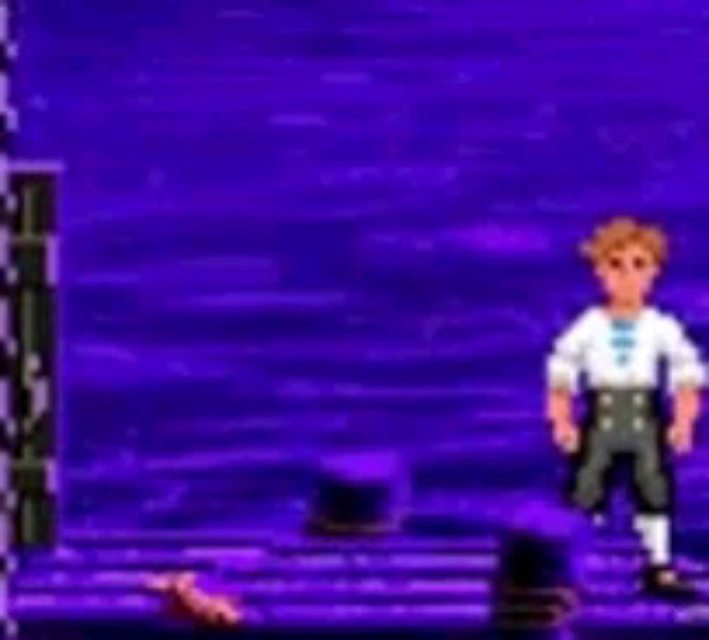 The Secret Of Monkey Island Seagull GIF