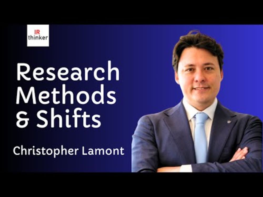 Research Methods & Shifts - Christopher Lamont | 2025 Episode 3