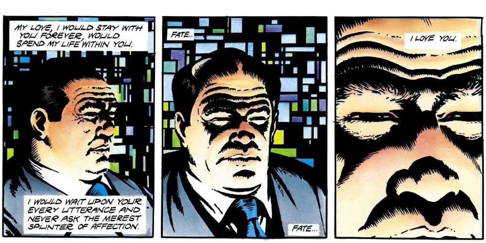 Chancellor Adam Susan thinks about how badly he wishes he could fuck his panopticon computer in V for Vendetta