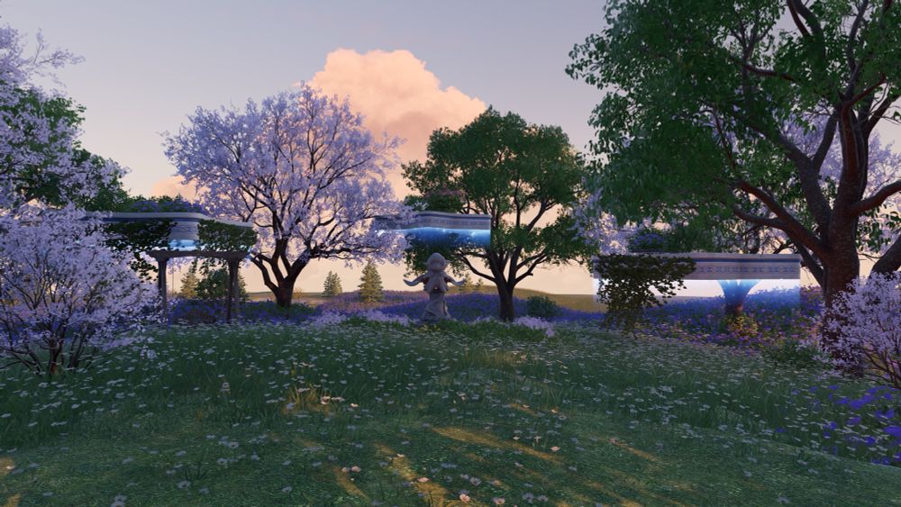 Infinity Nikki Back Flower Garden 