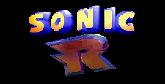 The 3D animated logo for Sonic R.
