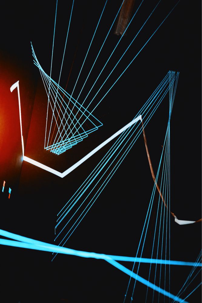 Abstrakte Linien. Ein Foto.