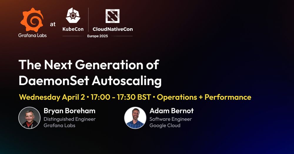 Banner: The Next Generation of DaemonSet Autoscaling, Wednesday April 2 17:00