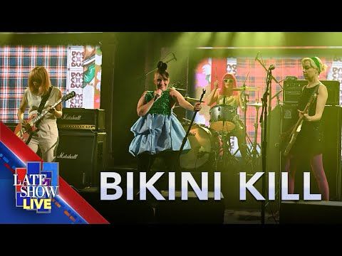 "Rebel Girl" - Bikini Kill (LIVE on The Late Show)