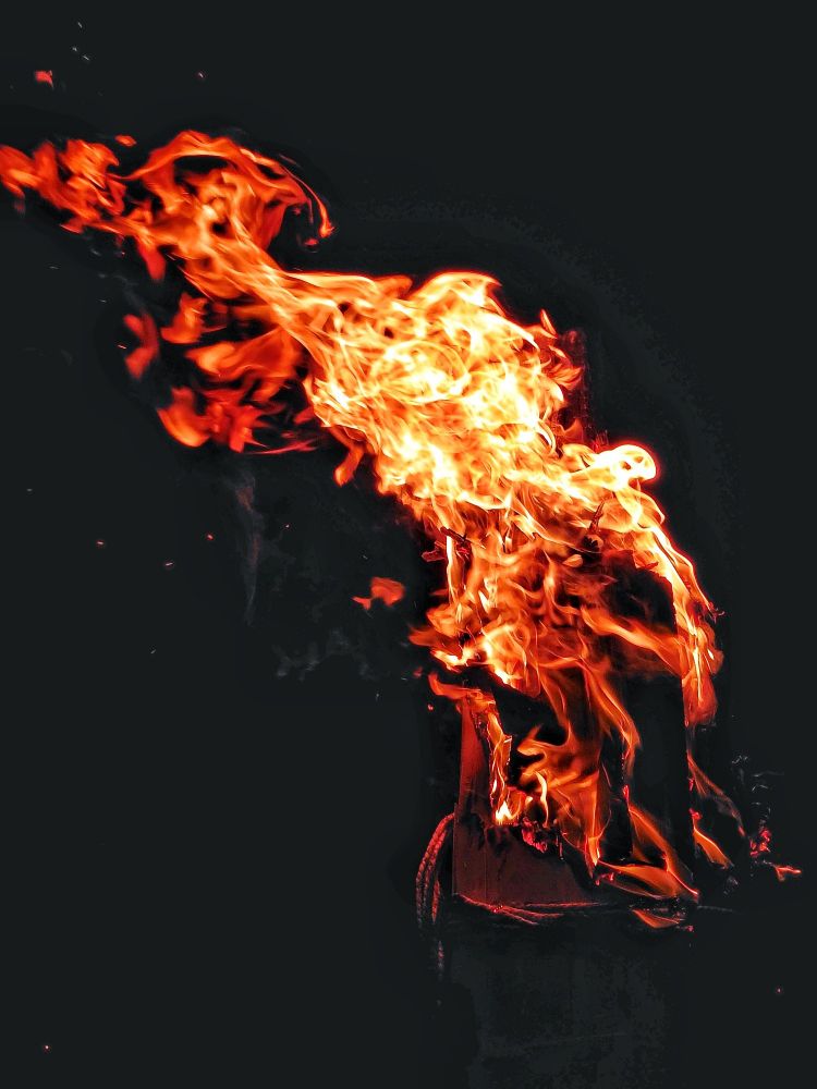 富士吉田　火祭り