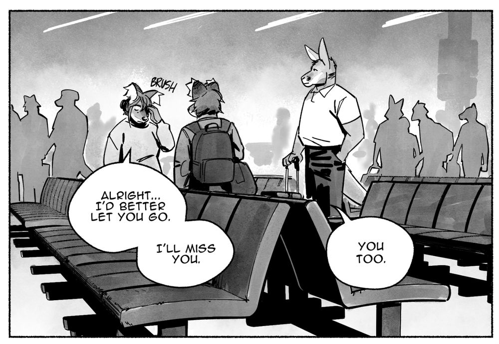A panel from my comic