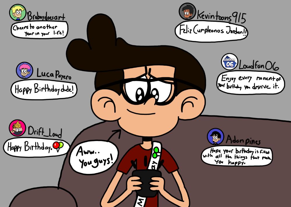 My text messages from my friends wishing me a happy birthday today since I'm now 25 today!  