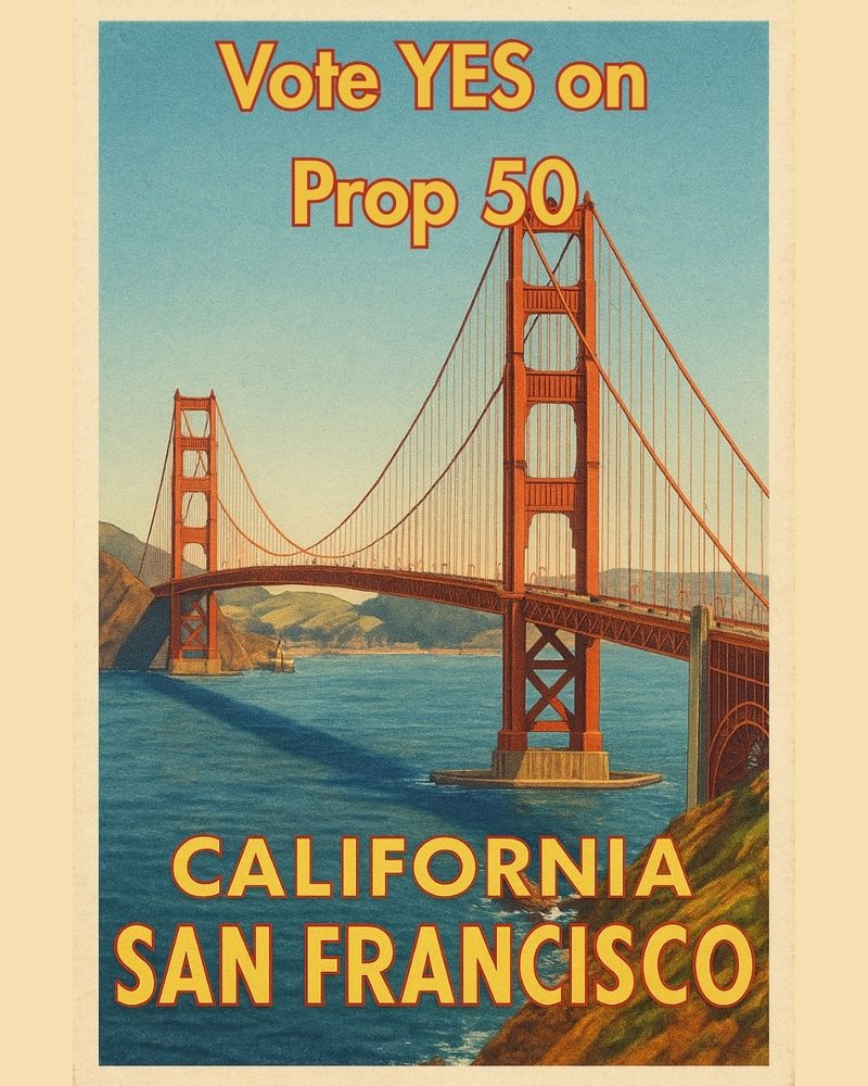Vote Yes on Prop 50 California San Francisco