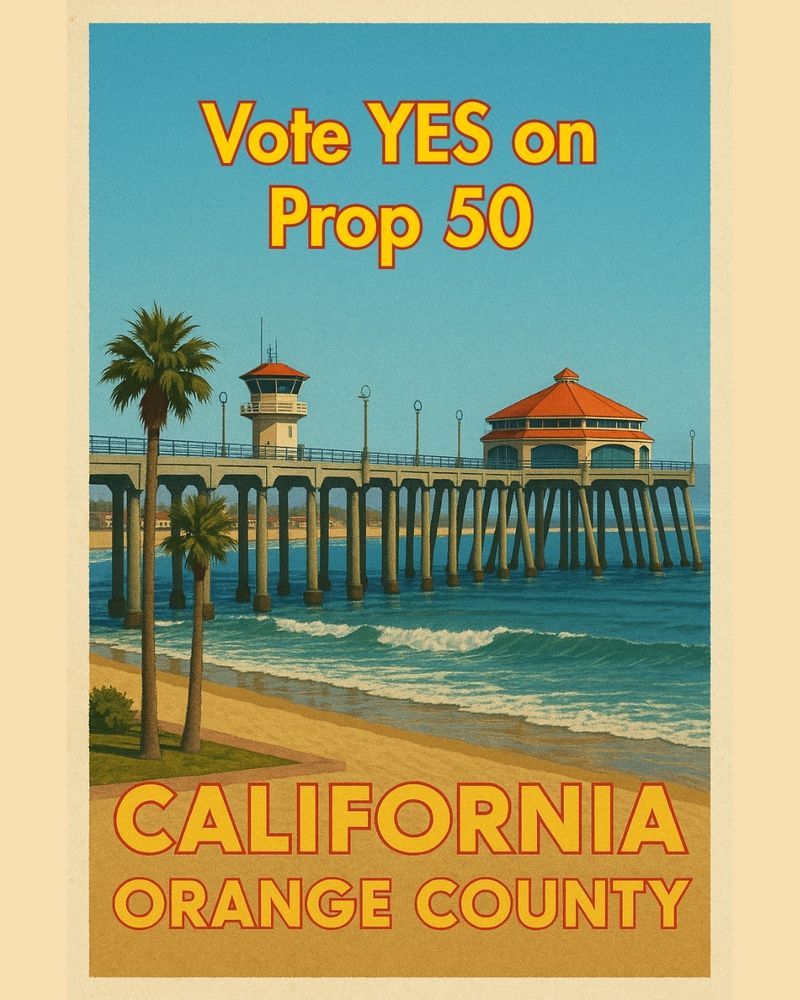 Vote Yes on Prop 50 California Orange County
