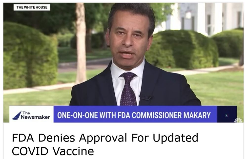 FDA denies approval for updated COVID vaccine 