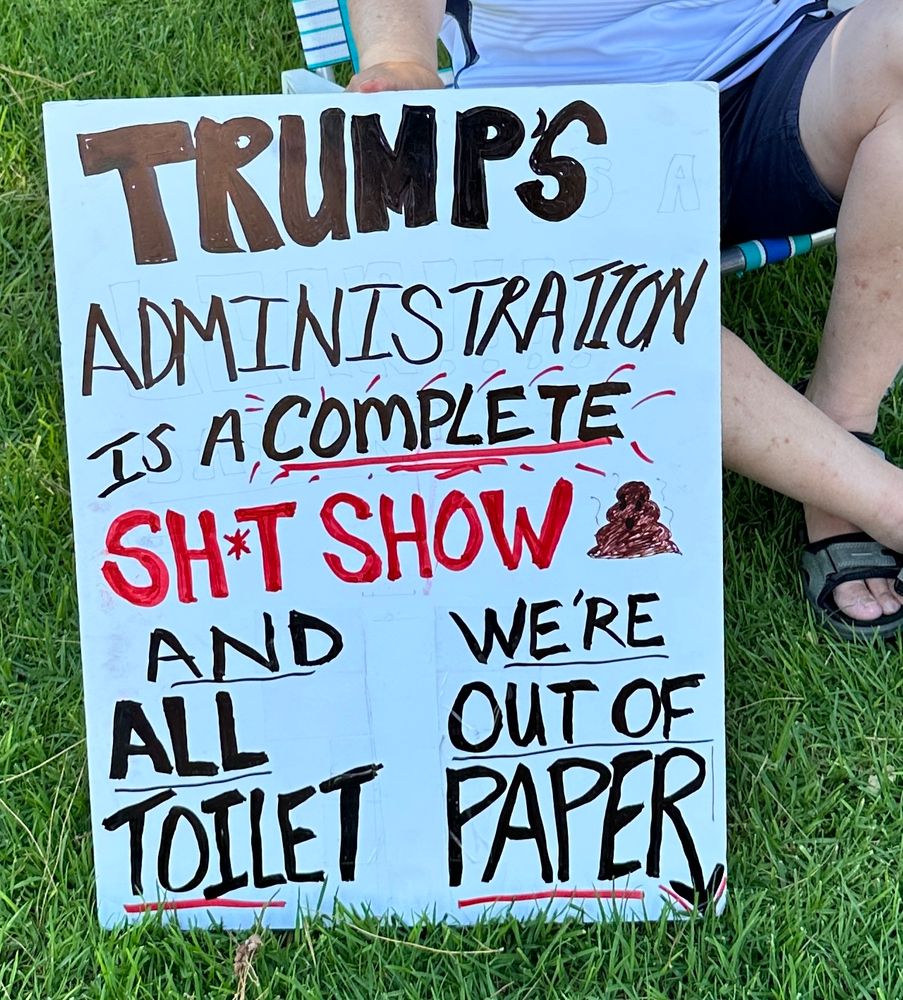 Trump Administration is a complete shit show and we’re all out of toilet paper 
