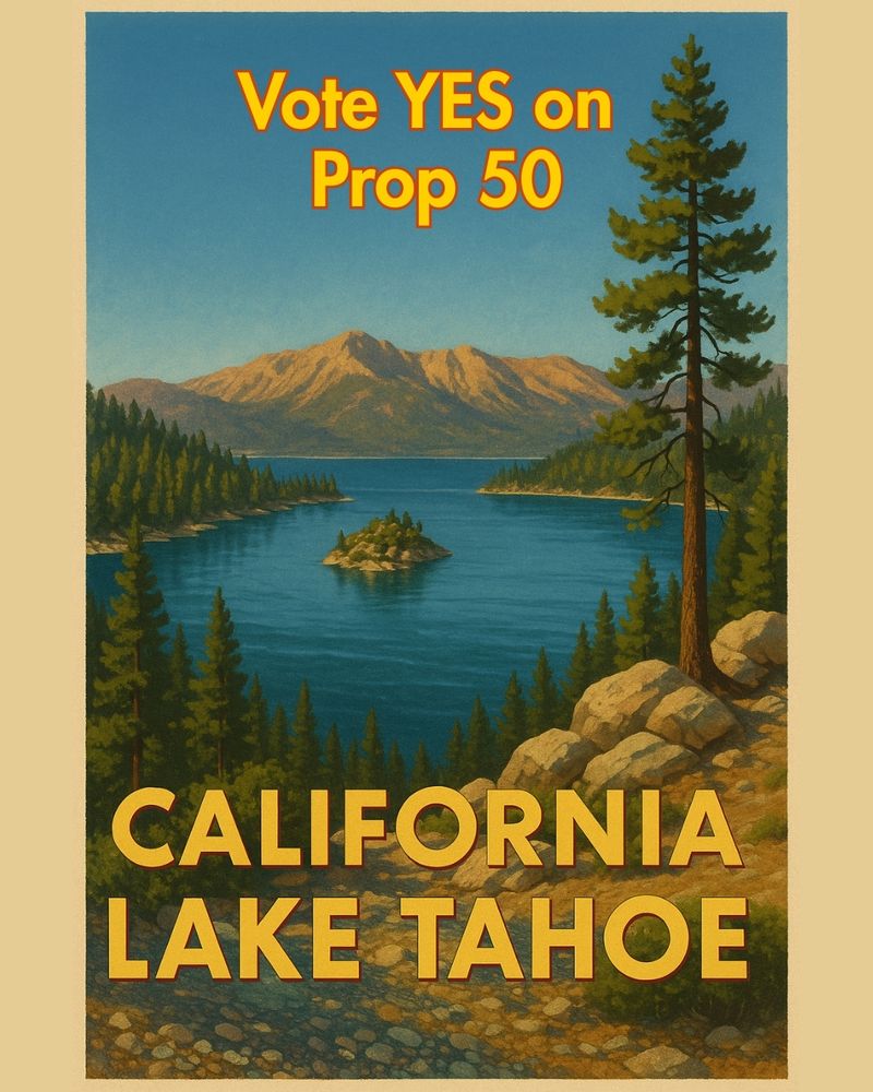 Vote Yes on Prop 50 California Lake Tahoe