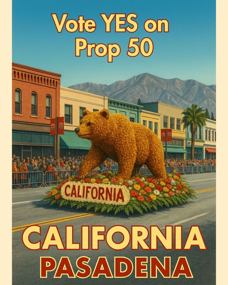 Vote YES on Prop 50 California Pasadena