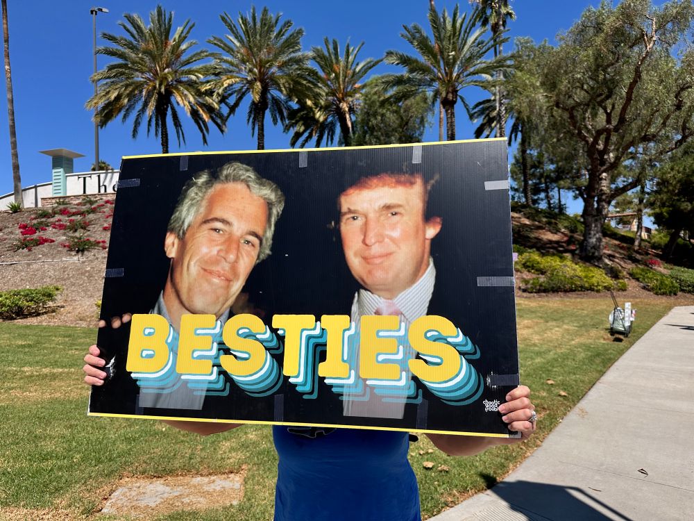 Besties Jeffrey Epstein and Donald Trump