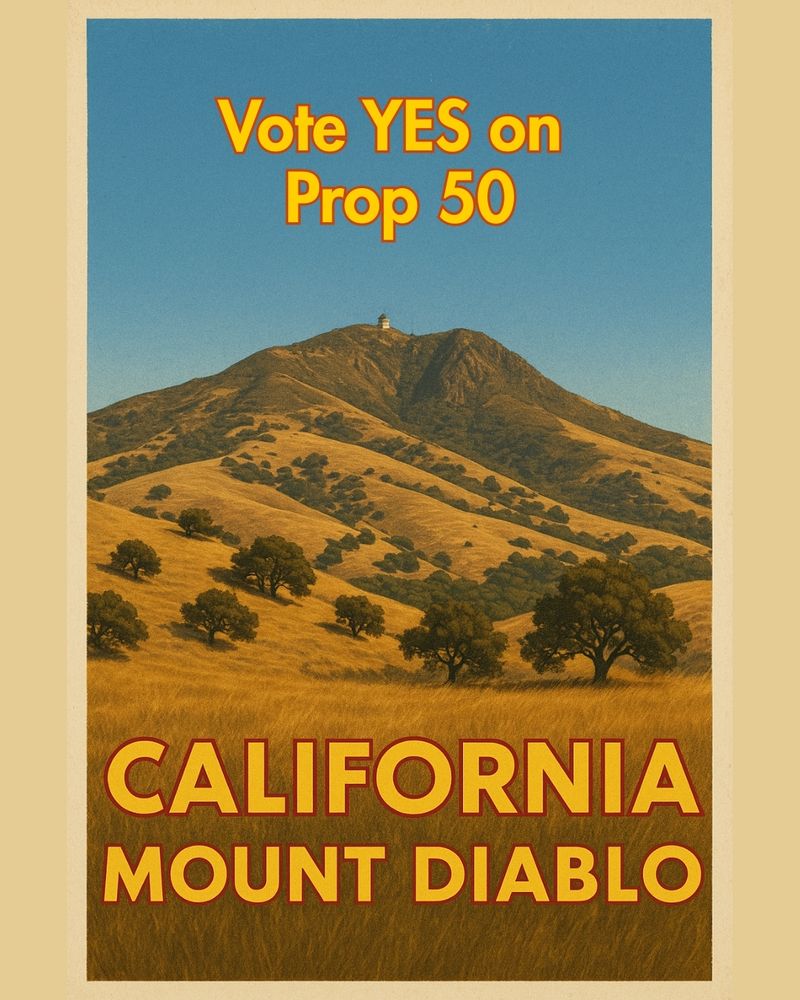 Vote Yes on Prop 50 California Mount Diablo
