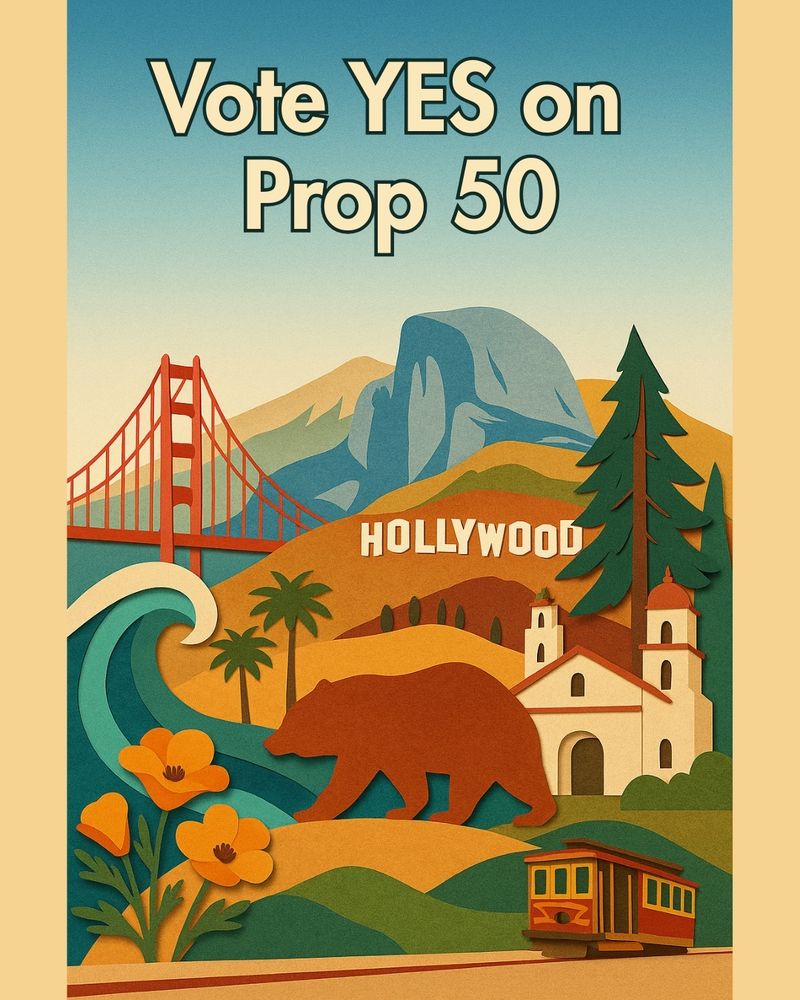 Vote YES on Prop 50
Hollywood