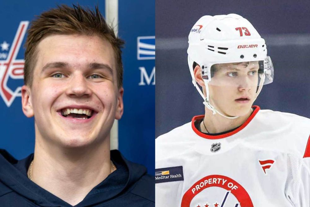 Capitals prospects Ilya Protas and Eriks Mateiko explain the origins of their ‘Hammer’ and ‘Moose’ nicknames: ‘I have no clue what is moose’