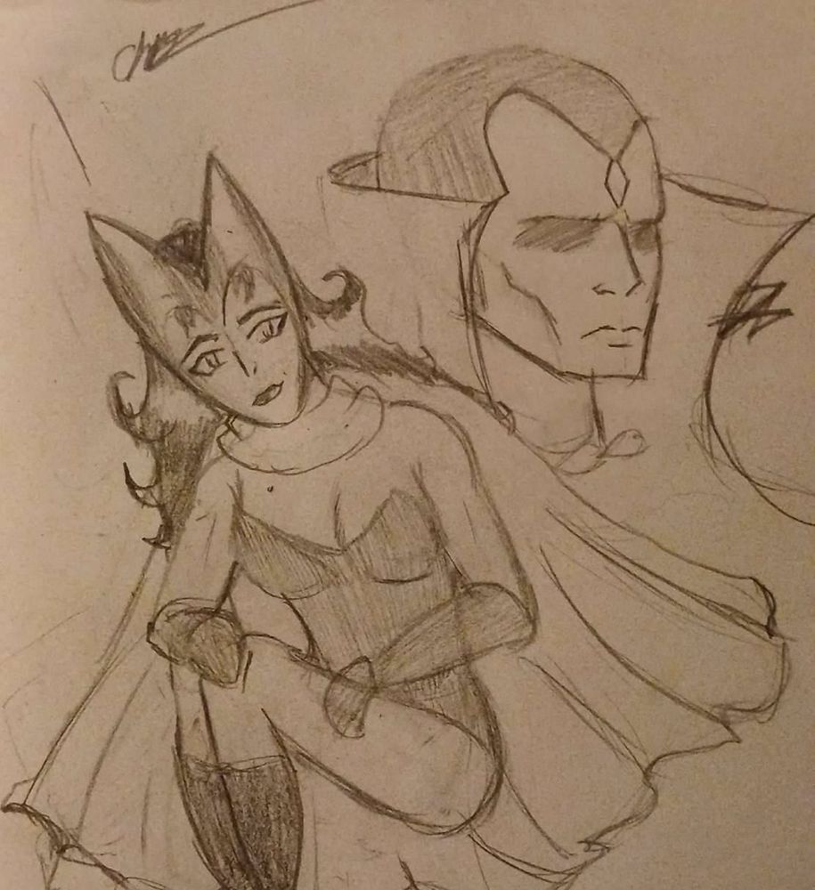 Wanda and vision Marvel 