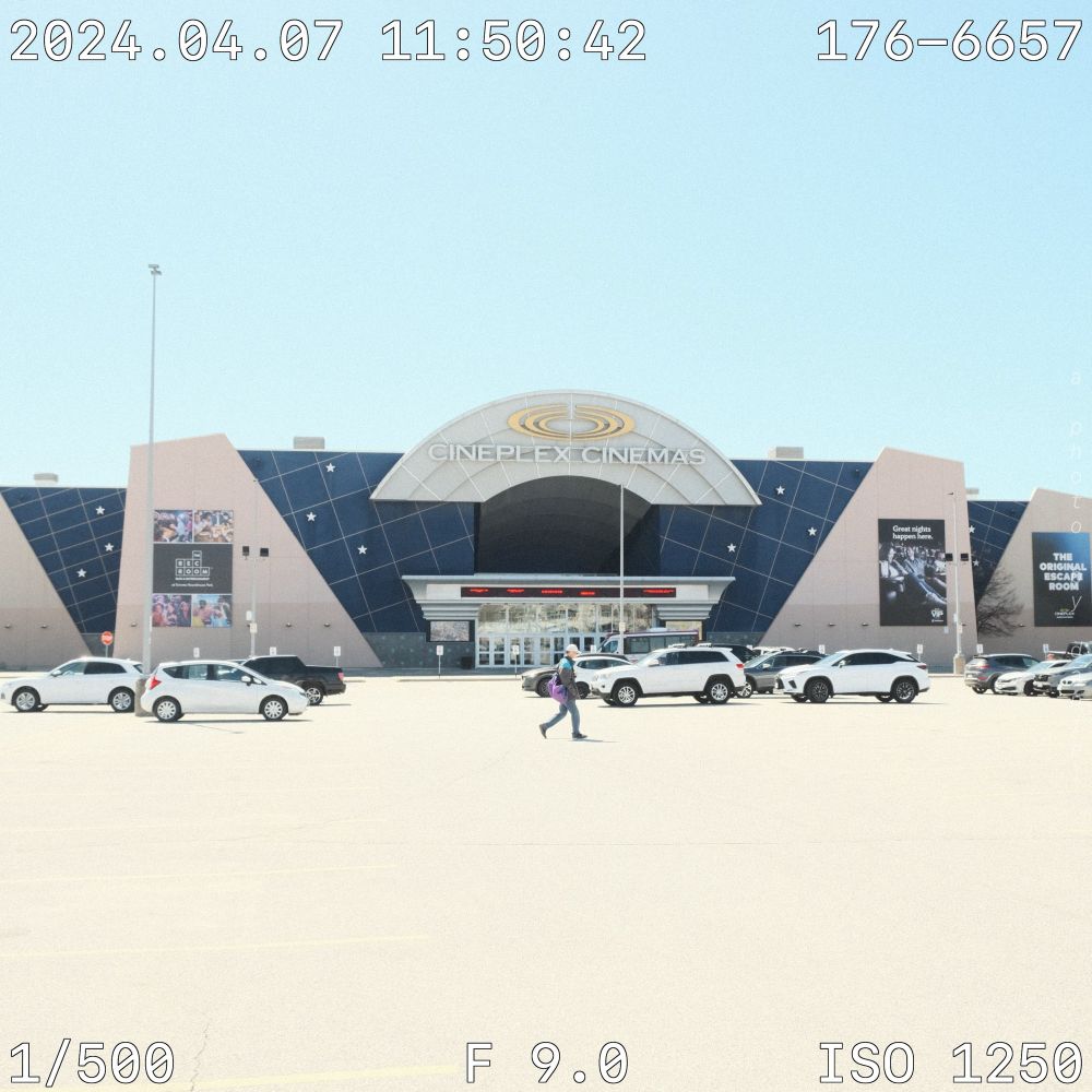 cineplex & parking lot
