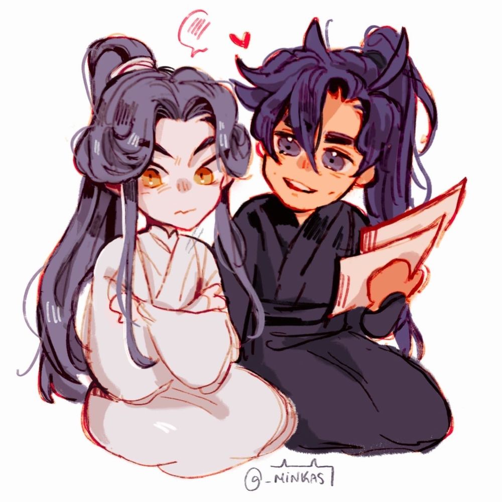 Mo ran is consulting chu wanning on paperwork