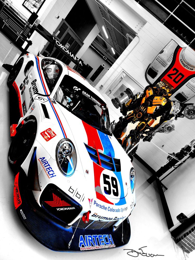 Brumos Pikes Peak TA1 Class-winning Porsche.