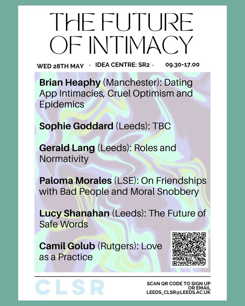 The future of intimacy poster. 