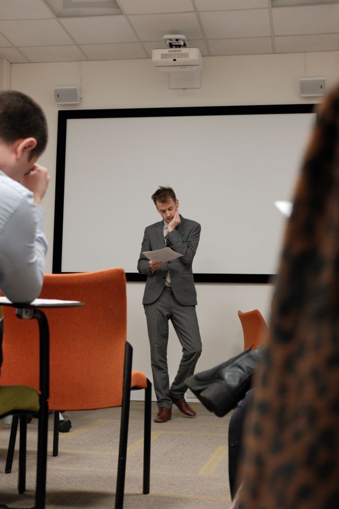 Joseph Bowen looking perplexed. 