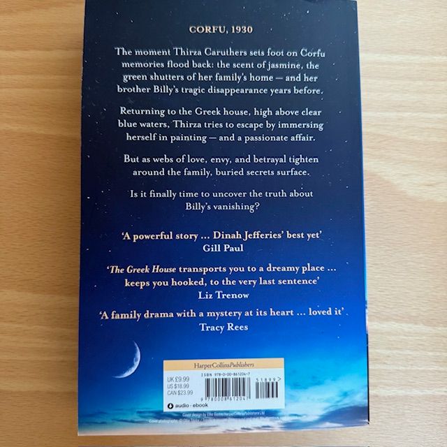 Picture shows the rear cover of the book with blurb