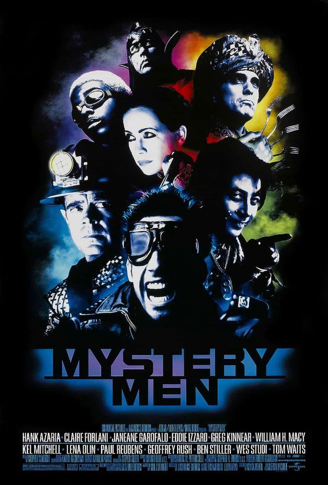 The poster for the 1999 film “Mystery Men”