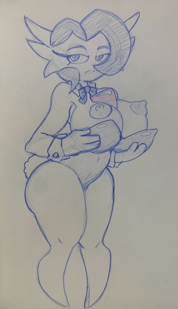 Delta,  Nephriteds gardevoir oc in an Ill fitting bunny suit 
