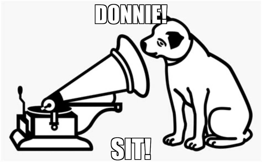 The RCA dog listening to his master's voice