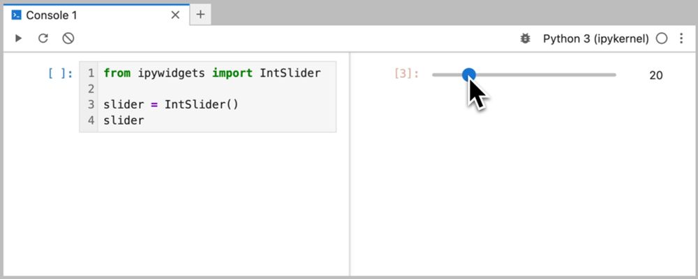 Toggling all the three new settings transforms the console into a single cell