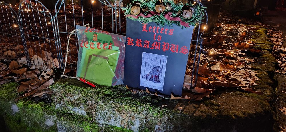 A chance to explain to Krampus that you have been good lest you are stuffed into his bag