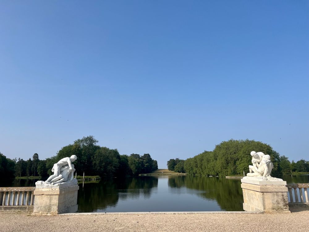￼ la perspective du château de Rambouillet