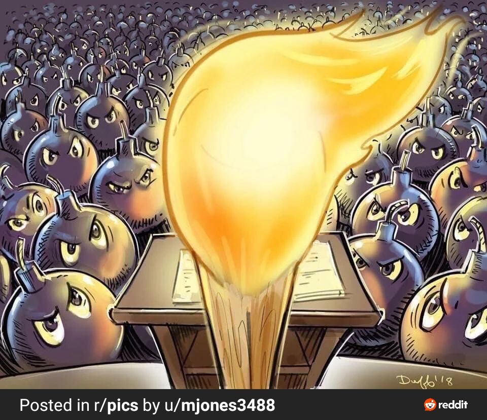 Trump is a match in a world of fuses wanting to be lit