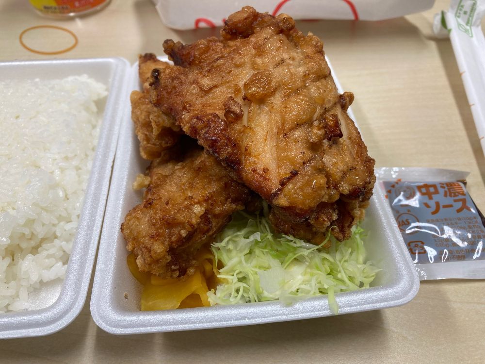 大きな唐揚げ5個弁当