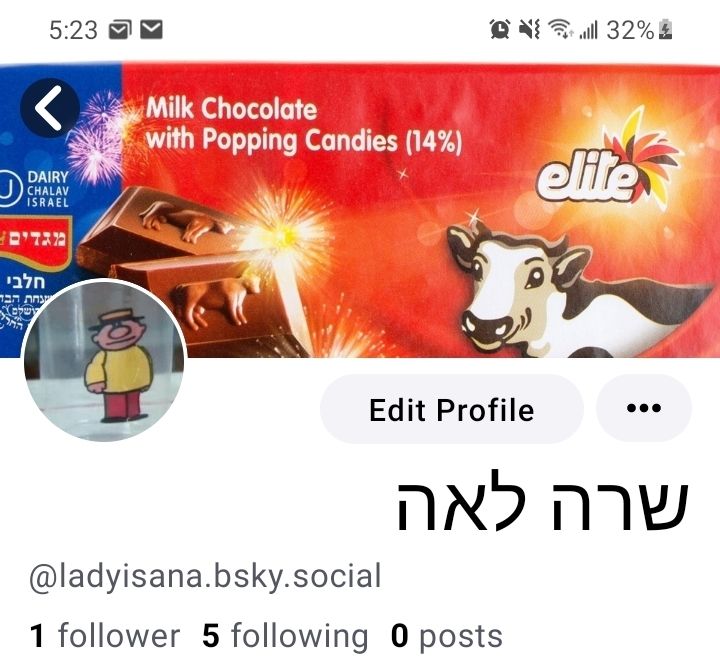 Screenshot of my profile page, showing my icon, banner, and display name