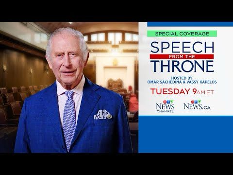 LIVE: King Charles presents the speech from the throne in Ottawa | CTV News Special Coverage