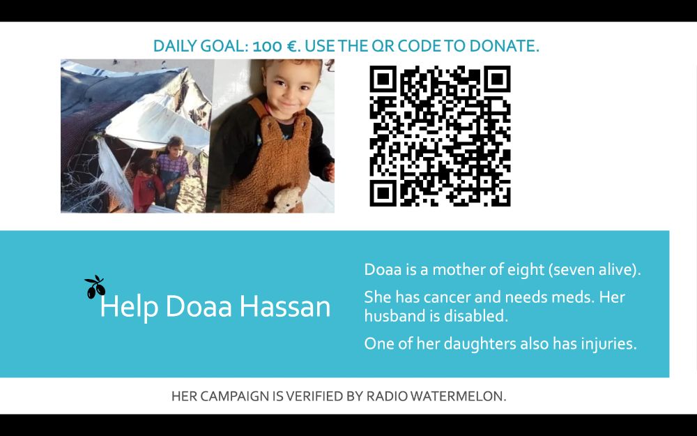 Campaign for Doaa Hassan. Link in reply.