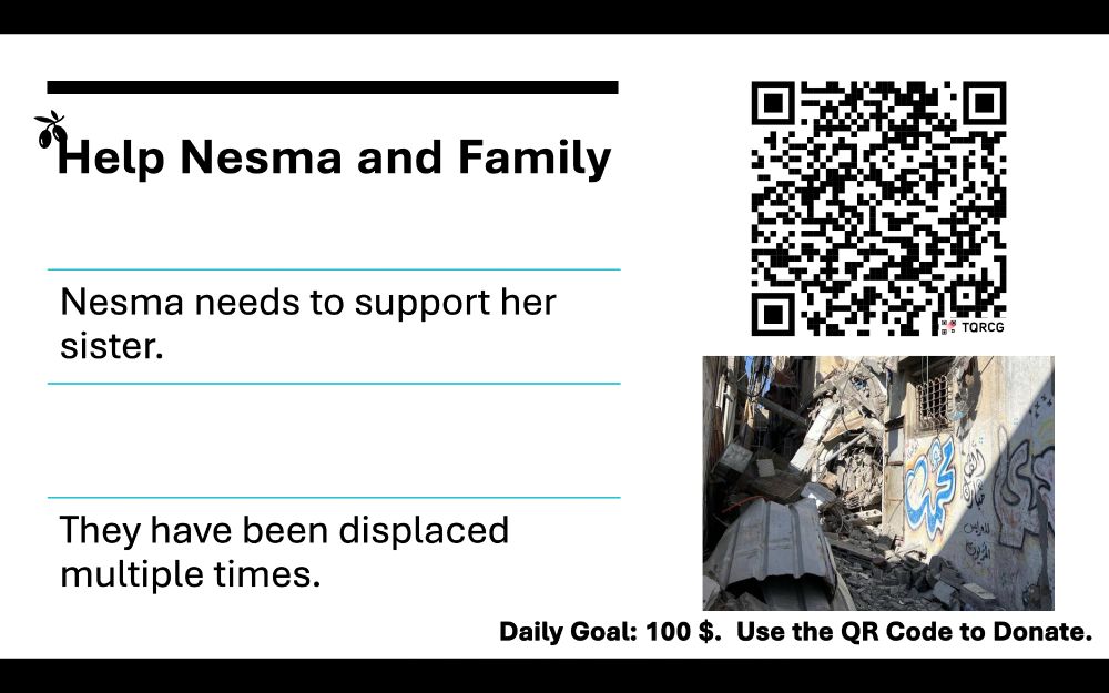 Campaign for Nesma and family. Link in reply.