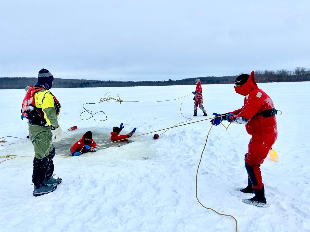 Lake simcoe ice training 