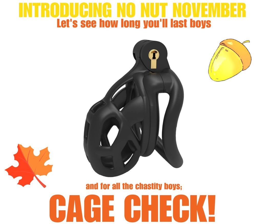 #locked #caged #nonutnovember