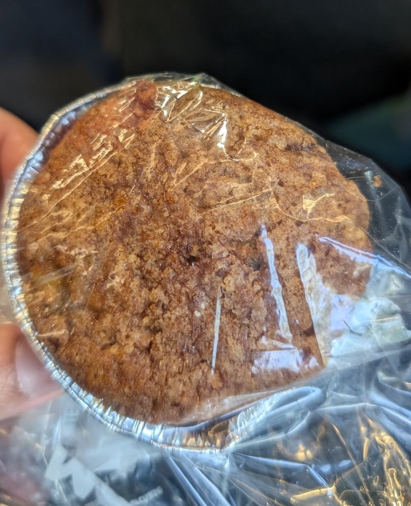 plastic-bagged scrumptious banana bread muffin tops 