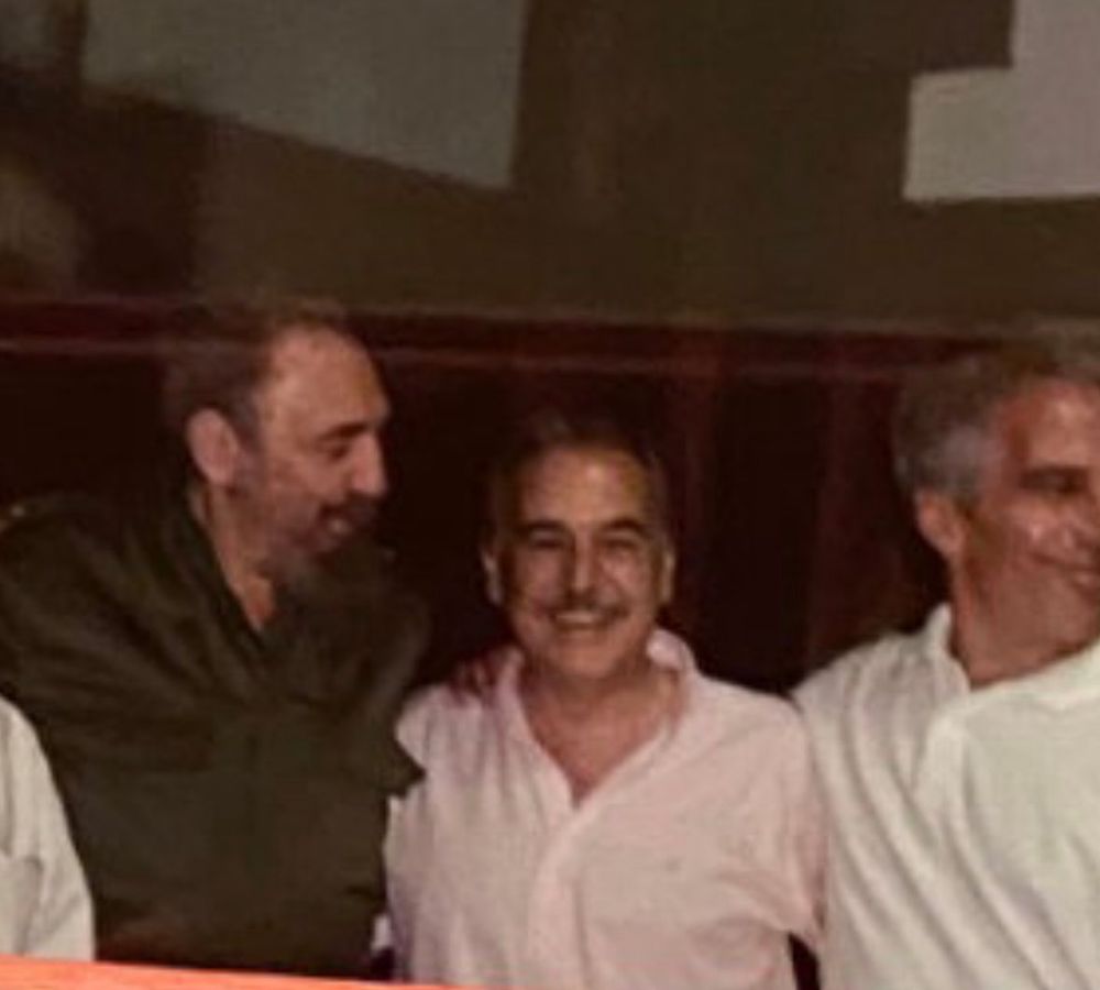 Epstein partying with Castro