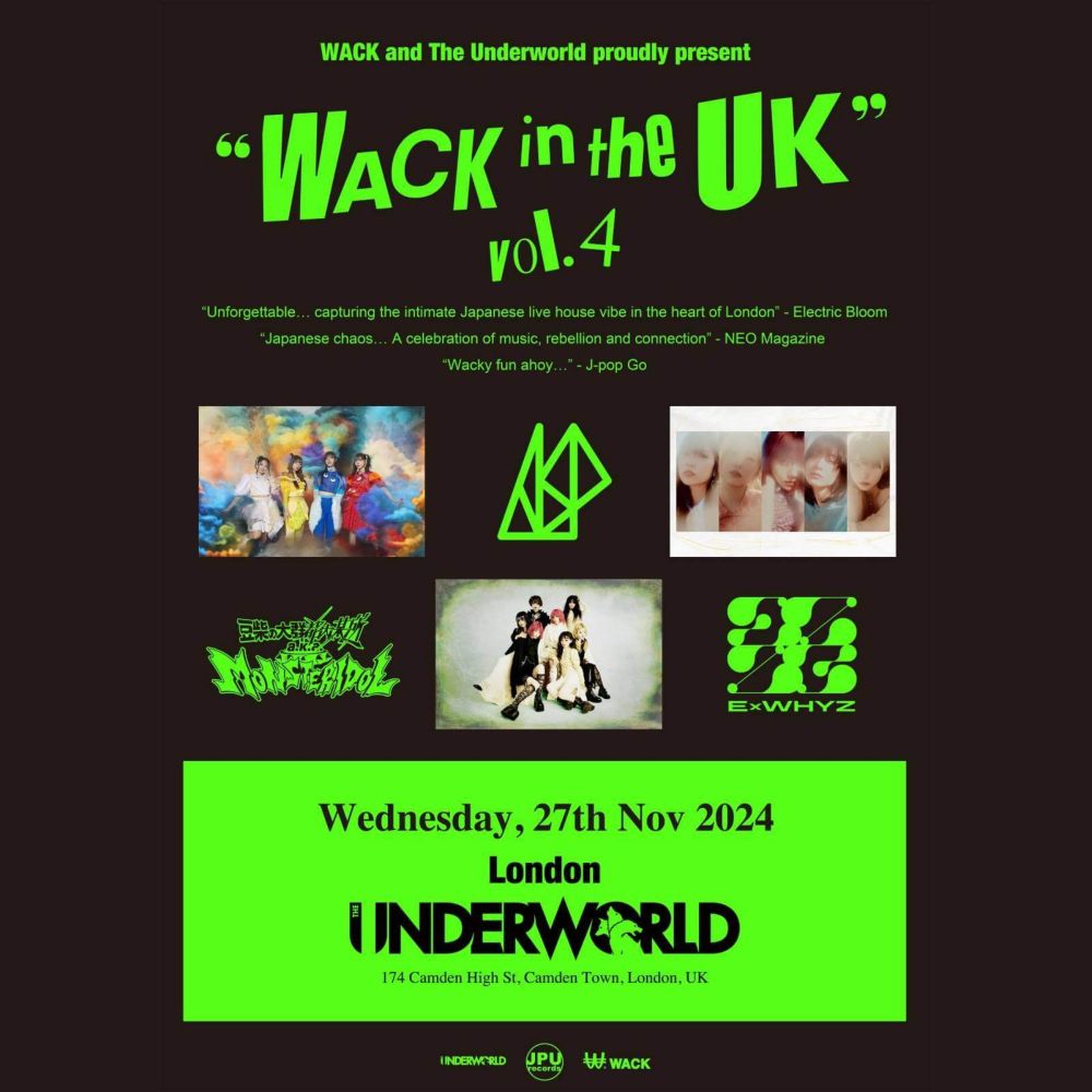 Fourth edition of WACK in the UK announced with performances of ASP, ExWHYZ and MAMESHiBA NO TAiGUN TONAIBOUSHO a.k.a. MONSTER IDOL - AVO Magazine - One click closer to Japan