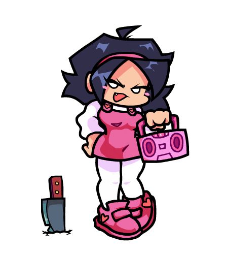 Pink barbie girl aesthetic looking boombox