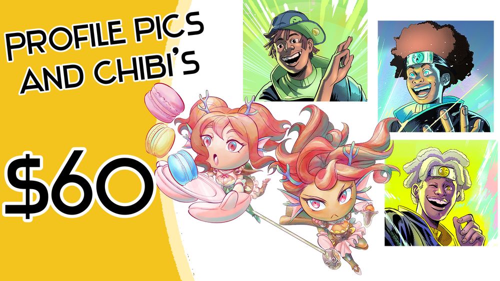 Chibi's and profile pics cost $60