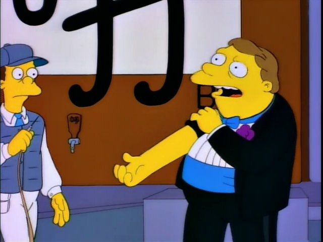 Barney Gumble "just hook it to my veins"