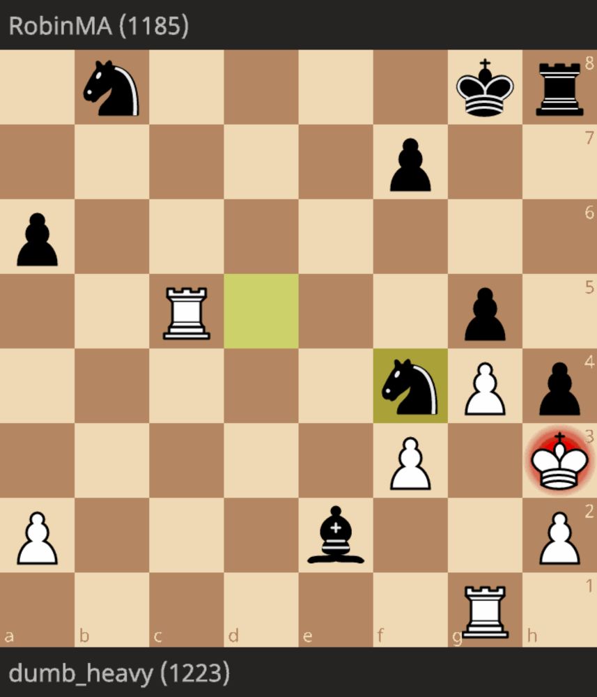 Blitz Chess • dumb_heavy vs RobinMA